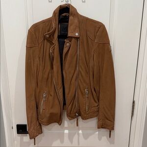 Mauritius Brown Leather Jacket for Women